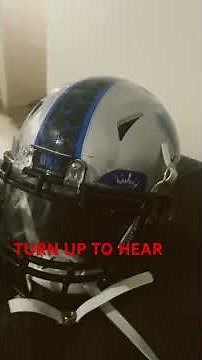 How to make a paper football helmet