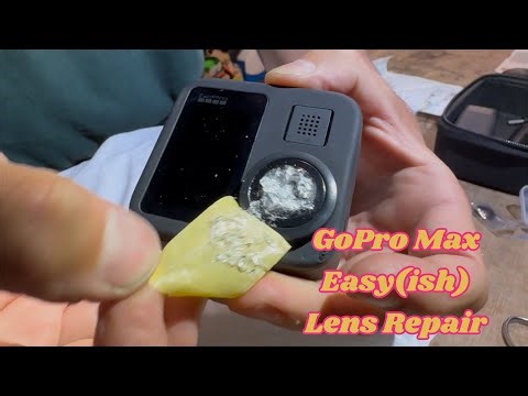 GoPro Max cheap easy lens replacement repair