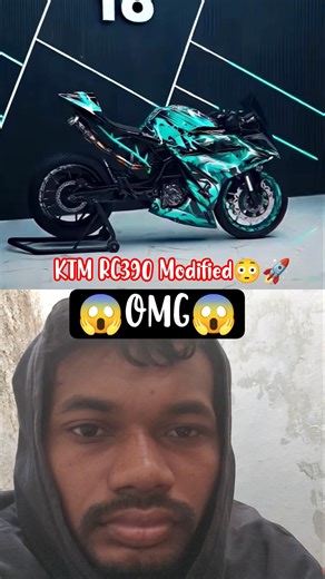 😱OMG😱ktm rc390 modified 😳🚀#shorts #viral #ktmrc390