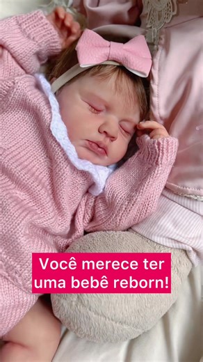 Fala sério! Quem aguenta uma fofura dessas? 🥹🩷✨💕 . #bebereborn #reborn #babyreborn #bebe #viral