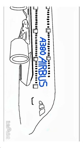 How to draw Cool Airbus A380 - Part 26 #drawing #sketch #shorts #simple #easy #tutorial #art