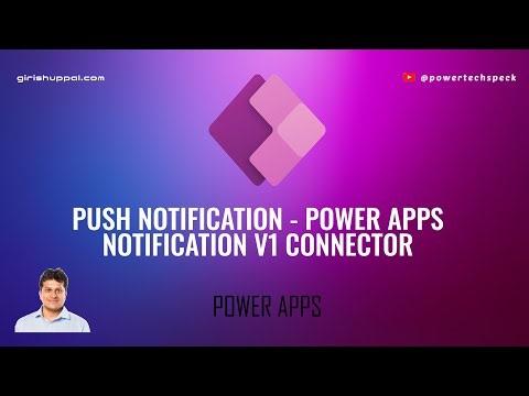 What is Power Apps Push Notification Connector (v1 Connector)?