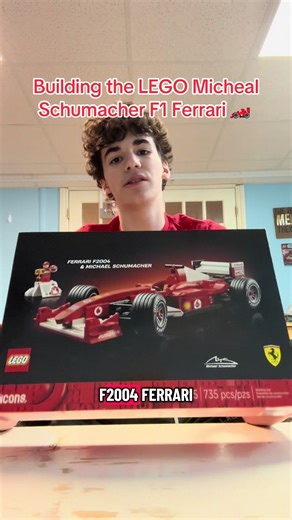 Building the NEW LEGO Micheal Schumacher F2004 Formula 1 Ferrari racecar 🏎️ #LEGO #lego #f1 #ferrari #fyp
