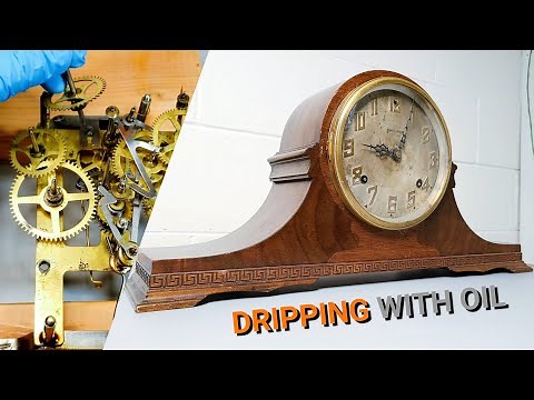 Very Oily 1935 Ingraham Mantel Clock (Restoration)