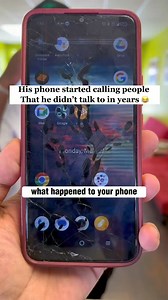 9.7K views · 152 reactions | The phone is calling old contacts on its own!  #funny #android #phonerepair | Money talks wireless | Facebook