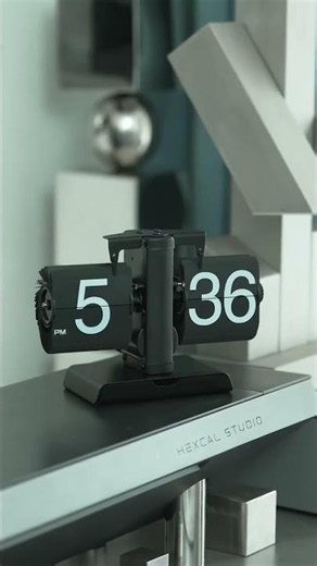 TIMECRAFT RETRO CLOCK | Classic Retro Flip Clock That Elevates Any Space #aestheticroomdecor #shorts