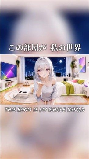 Future Funk｜Eve Room Cam Live Show - Roomlight Magic ルームライト・マジック この部屋が私の世界 #Shorts