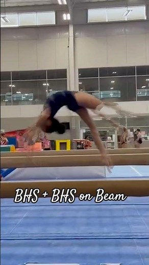 Chloe Nails Back-to-Back Back Handsprings on Beam 😳🔥