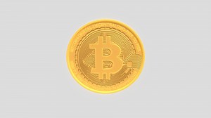 Bitcoin - 3D model by cloegames