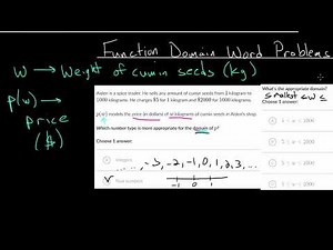 Function Domain Word Problems: Intro