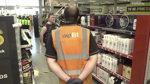 Halfords release video for customers as stores plan to reopen