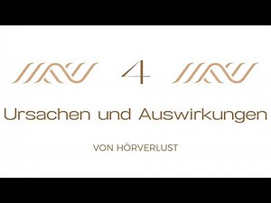 ⁉️ Die 4 Ursachen und Auswirkungen von Hörverlust ⁉️