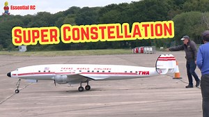 21K views · 447 reactions | GIANT 1:6 scale Radio Controlled (RC) Lockheed SUPER CONSTELLATION TWA 'Star of America' AIRLINER | Large Model Association | Essential RC | Facebook