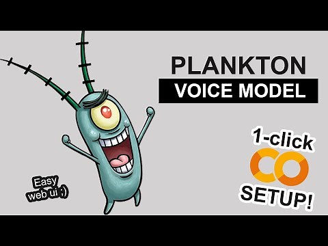 Sheldon J. Plankton AI Voice Model RVC 1 CLICK Google Colab Setup
