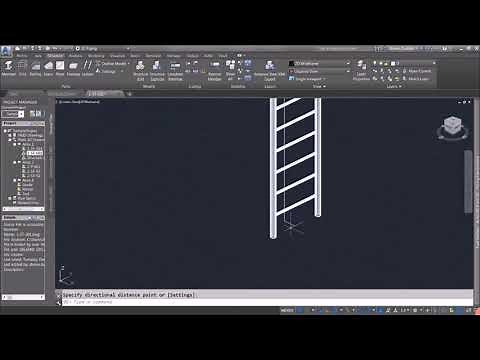 Creating Ladder in Autocad Plant 3D/ AUTOCAD PLANT 3D Tutorials