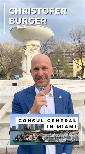 2K views · 33 reactions | Meet our Consul General from Miami! Your gateway to German-American relations in Florida, Puerto Rico and the U.S. Virgin Islands! | German Embassy Washington | Facebook