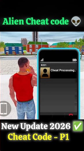 Indian car bike driving game Alien 👽 Cheat Code 😨😱 #alien #cheatcodes #newupdate