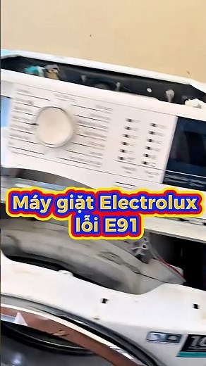 Repairing Electrolux washing machine error code E91. #washingmachine #electricity #refrigeration