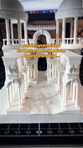 Architecture Student's 3D Printer Creations