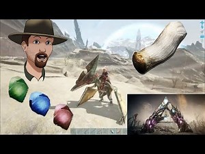 Where to find Organic Polymer, Fungal Wood, Green, Blue and Red Gems- ARK Extinction