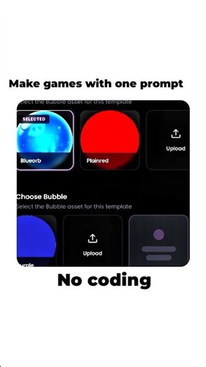 Get the app — link in bio” make games without coding 👌