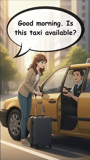 🧳 Going by Taxi | Beginner English Conversation #englishforbeginners #englishconversation