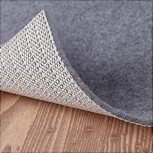 Non Slip Rug Pad Grippers - 5x7 Ft, 1/8" Thick, (Felt + Rubber) Double Layers Area Carpet Mat Tap, Provides Protection and Cushioning for Hardwood or Tile Floors