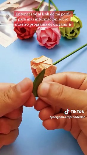 Tutorial de Rosa de Origami 🌹