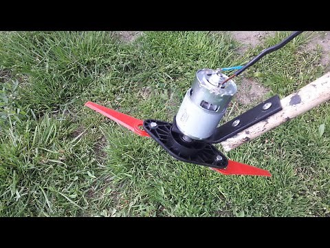 DIY How to Make a Grass trimmer Cutter at Home
