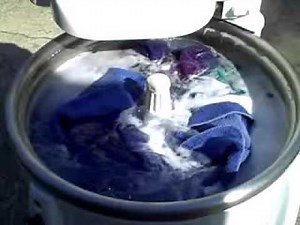 Speed Queen wringer washer washing