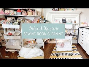 Sewing Room behind the scenes | Sewing Room Tour | How to organize fabrics