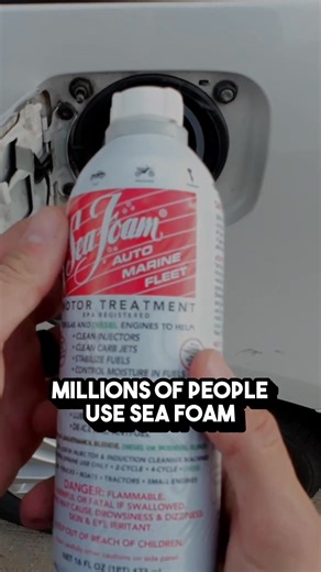 A clean engine runs smoother and lasts longer — and that’s exactly what Sea Foam Motor Treatment does for you! Just pour it in and let it work! 💪 ✅SeaFoamWorks.com #seafoamworks | Sea Foam Products