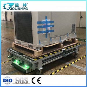 [Hot Item] Factory Warehouse Industrial Robot Automated Guided Vehicle Agv Mobile Roller Transfer Trolleys