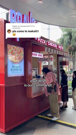 Consider it done. Pizza out of the oven, and pasta made fresh😉🍕 Now open at Eton WestEnd Square, Makati City!! #explore #bravoitalian | Bravo Italian PH