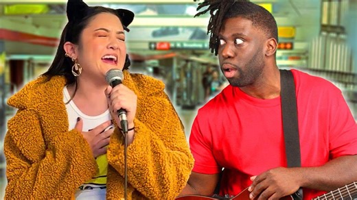 Outdoor vibes with a singing cat lady