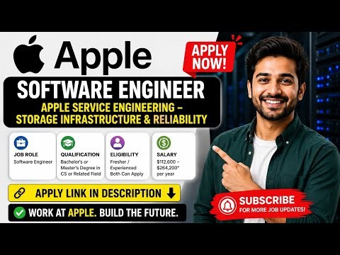 Software Engineer at Apple | Job Details, Eligibility, Salary & How to Apply!