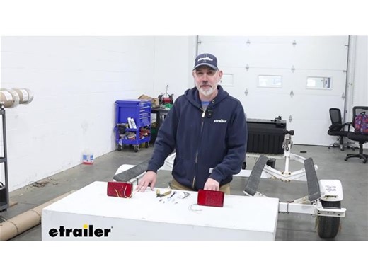 How to Install the TecNiq Slim Line Tail Light - Boat Trailer