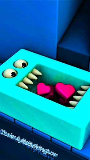 This Cube Keeps Getting Eaten 😵‍💫 | Oddly Satisfying CGI Loop