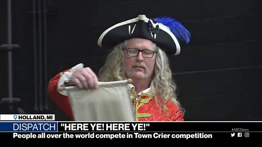 Town criers come together for international competition
