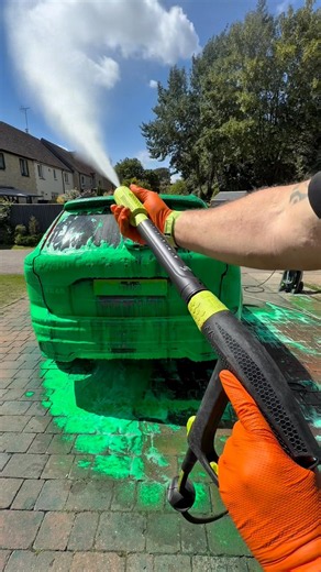 POV Pump Action Pressure Wash Lance 💦 Super Satisfying ASMR #satisfying #asmr #pov #carcleaning