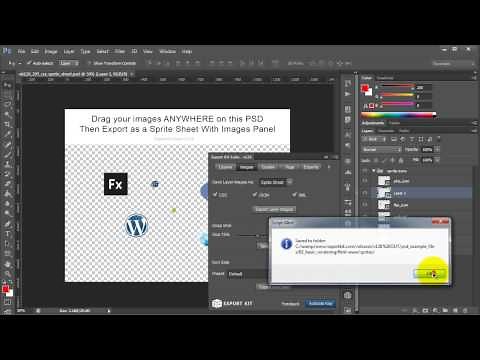Photoshop PSD to CSS, XML and JSON Sprite Sheets
