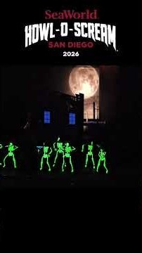 HOWL-O-SCREAM 2026 Is HERE! 👻🔥 Thriller Dance at Monster Stomp in Sea World's Howl-0-Scream #haunt