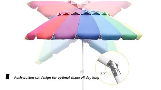 Aoxun Rainbow Beach Umbrella Intro