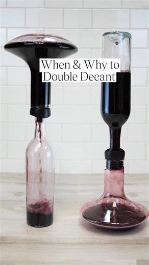 Wine Enthusiast on Instagram: "Hands up if you've tried and love double decanting! 👋 Our hands-free Recanter Decanter is recommended specifically for young, tannic reds that don't have much sediment yet. Find it in our bio link. ⁠ .⁠ .⁠ .⁠ #wineenthusiast #instawine #winetips #winelovers"