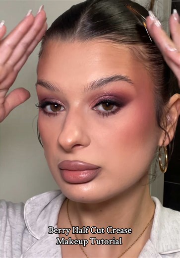 Berry Half Cut Crease Makeup Tutorial and Tips