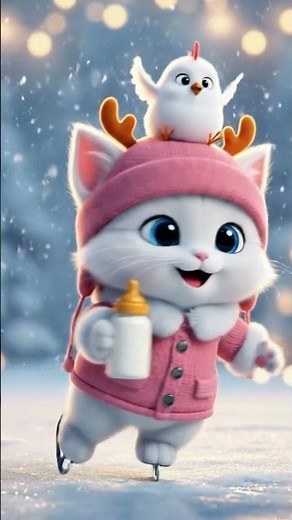 Cute Kitten Dance #aicat #catdance #catvideos