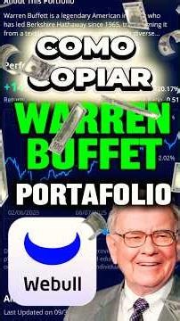Como Copiar Warren Buffet portafolio en webull ? #trading #webull #latinosenusa