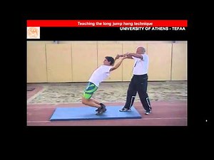 LONG JUMP TEACHING THE HANG TECHNIQUE