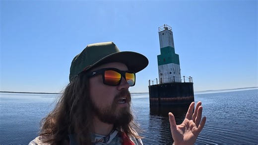 1.2K reactions · 109 shares | Summer days in Delta County are made for this. Nick and Marklyn stopped by to explore Ludington Park by land and water, taking in iconic sights like the Sand Point Lighthouse and the Escanaba Harbor Crib Light. They wrapped up the day with a pasty in Van Cleve Park — a perfect mix of adventure and tradition along our waterfront. Find places to stay and more things to do: VisitEscanaba.com | Visit Escanaba | Facebook