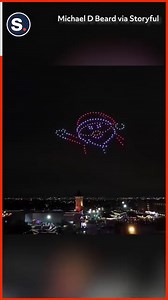 326K views · 8.1K reactions | Check out this spectacular Christmas drone show! | storyful | Facebook